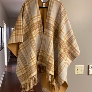 J. Crew super soft warm and cozy wool blend poncho
